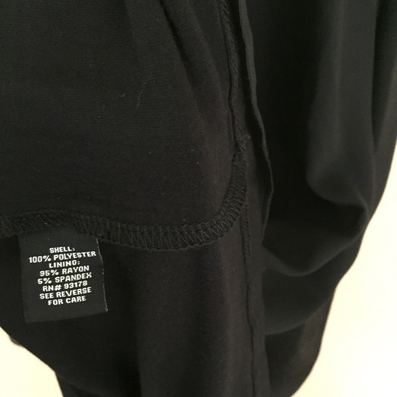 SALE
 Premise Dress Small Black Chiffon Flow Dress H30 - Picture 8 of 8